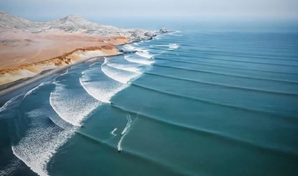 Surfing in Latin America – long surf session