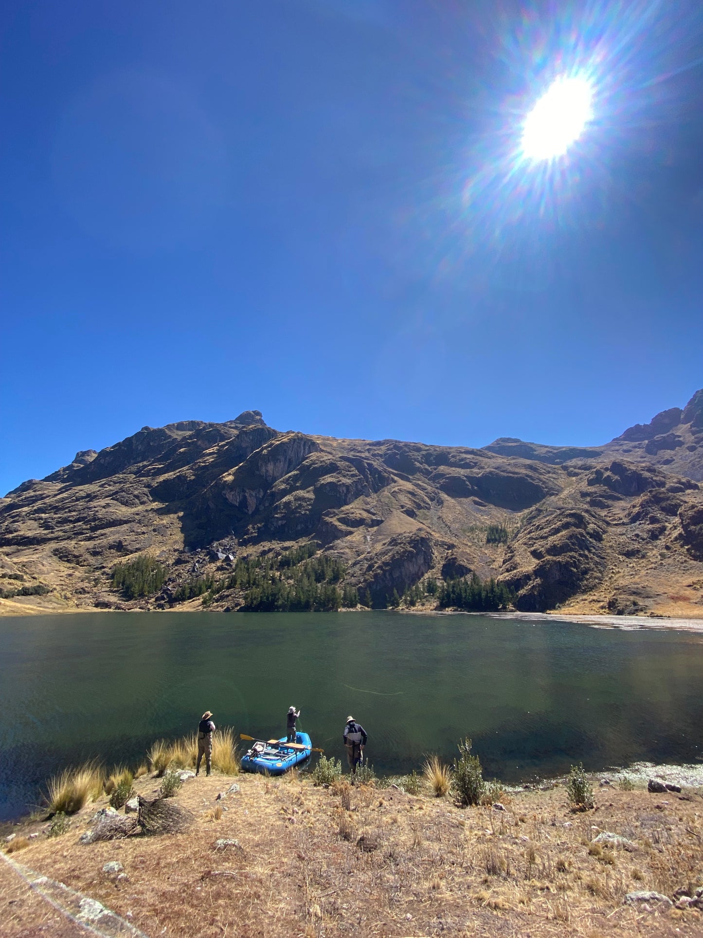 Fly fishing in Cusco