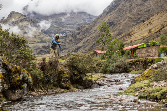 Fly fishing in Cusco