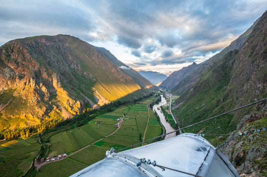 Sleep in a hanging glass pod above Cusco's Sacred Valley